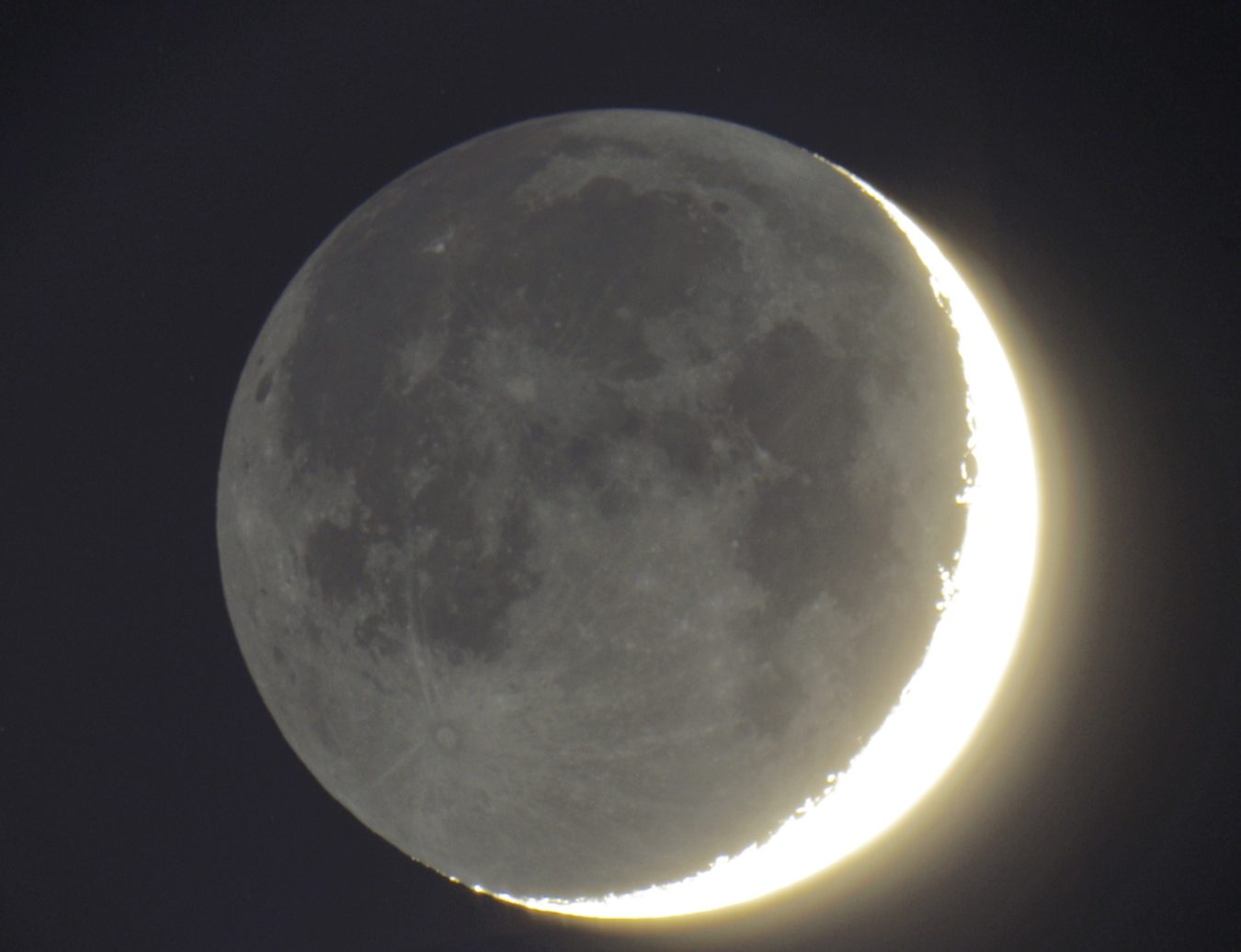 Earthshine and the Crescent Moon